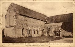 CPA Azay en estimado Ancienne Abbaye De St Jean del sitio del capitulo de Grais y del pozo