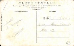 CPA Auvergne Seen of bored Rock