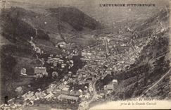 CPA Auvergne Pittoresque I' ue Generale of the Mount Gilds taken Large Cascade