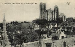 Reten central visto Bourges de CPA del corazon de Jacques del paladar