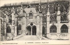 Ataque frontal norteno de la catedral de CPA Bourges