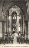 CPA Bourges interior del transversal vista catedral