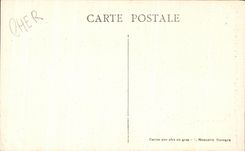 CPA Bourges interior del transversal vista catedral