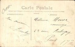 CPA Bourges la puerta de la calle del amarillo de la catedral