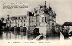CPA Chenonceax el castillo el ataque frontal del este