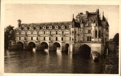 La fachada suave de CPA Francia Loire ch4ateau Chateau De Chenonceaux nortena es
