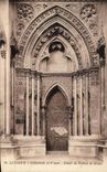 CPA Lisieux Cathedral St Pierre Detail Of Portail De Right-hand side