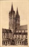 CPA Caen the College Cloister And turns Of the Church Saint Etienne