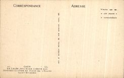 CPA Caen the College Cloister And turns Of the Church Saint Etienne