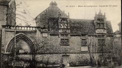 CPA Caen Museum of the Antique dealers Frontage of 15th