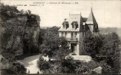 CPA Lussault Castle of Montjoue