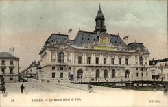 CPA Tours the mouvel Town hall