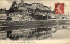 CPA Chinon the Castle and Vienna
