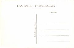 CPA Azay la cortina el ataque frontal norteno del castillo