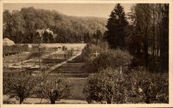 CPA Paray Monial Garden Of the Monastery Of the Visitation