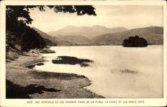 CPA View Of the Lake Chambon Taken Of Plarge To drill It And the Mounts Gilds