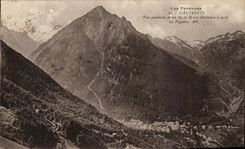CPA the Pyrenees View taken of the Hortense Queen Peguere