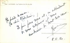 CPA Lourdes La Vallee et le Pic du Jer Moutons 