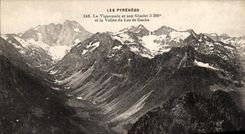 CPA the Pyrenees Vignemale and its Glacier and the Valley of the Lake Gaube