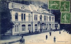 CPA Cauterets Thermal baths of eggs and the casino