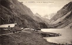 CPA Cauterets the Lake Gaube and I' Hotellerie