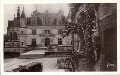 CPA Castle of Chenonceaux Wing Thomas Bohier and detail of the Tower
