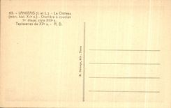 CPA Langeais the Castle Room has to sleep