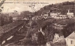 CPA Vouvray Panoramic View of I' Echeneau