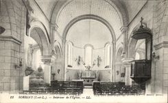 CPA Interior Sorigny of I' Eglise