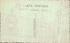 CPA Caen Hotel of Than Fenetres has Frontons furnished with pinnacles