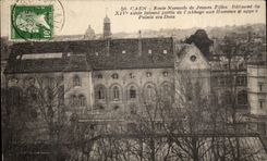 CPA Caen Teacher training school Young girls