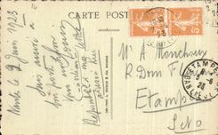 CPA Caen Church St Etienne Trinity or Abbey with the Ladies the Crypt