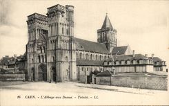 CPA Caen the Abbey with the Ladies Trinity