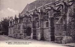CPA Caen Eglise Saint Gilles Bas dimensions southern Couronne of Pinnacles
