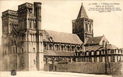 CPA Caen the Abbey with the Ladies Church of the Trinity Rested by the Mathilde Queen