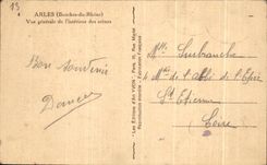 CPA Arles View of the interior Of Arena