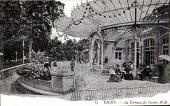 CPA Vichy the Terrace Of the Casino