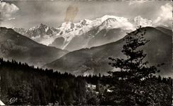 CPA Plate Of ESA Mont Blanc