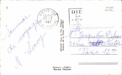 CPA Souvenir De Dieppe Boat