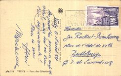 CPA Vichy Parc Des Celestins