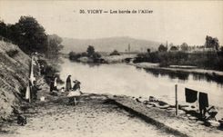 CPA Vichy Edges of Allier the Lavender fields