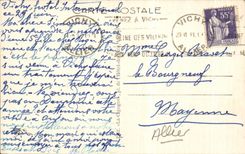 CPA Vichy Le Casino Vu De Cote