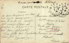 CPA Vichy Train station And Statue