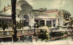 CPA Vichy the frontage Of the Casino