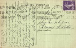 CPA Vichy La Parc Bassin Des Cygnes