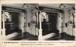 CPA Buissonnets the Room Oratorical the Lisieux alcove