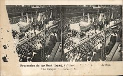 CPA Procession De Lisieux September 1925