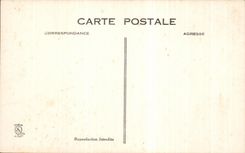 CPA the streets pavoisees Close to the Church St Jacques 245348