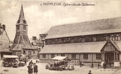 CPA Honfleur Eglise Sainte Catherine