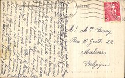 CPA Lisieux Old Eveche and the Post office building